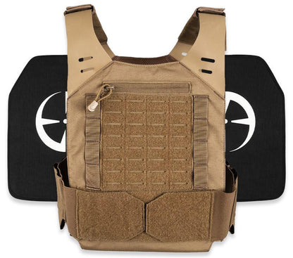  LA Police Gear LVPC Plate Carrier + 2 Level IV Plates Kit