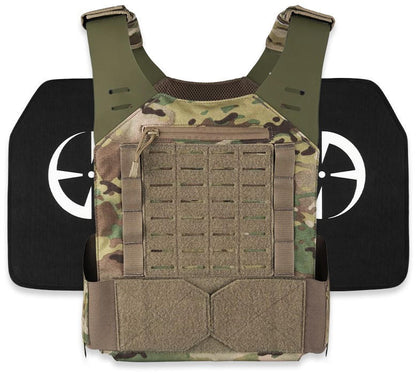  LA Police Gear LVPC Plate Carrier + 2 Level IV Plates Kit
