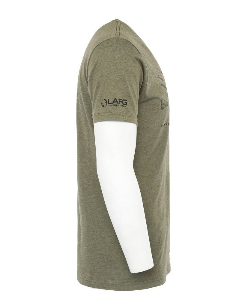  LA Police Gear Men's AR15 Gun Parts T-shirt