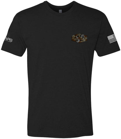  LA Police Gear Men's Camo Tac Supply Short Sleeve T-Shirt