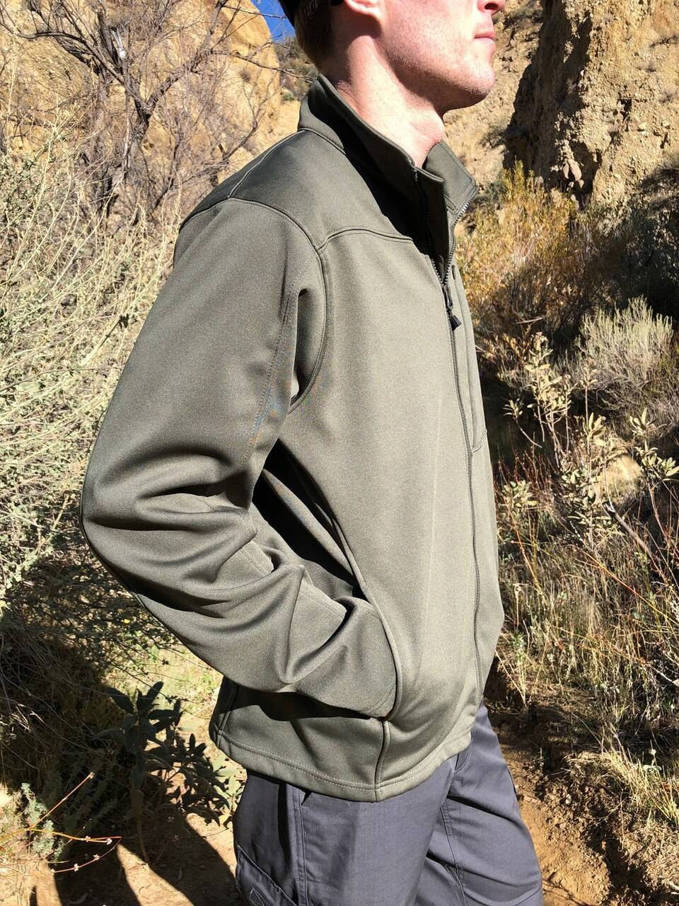  LA Police Gear Men's Fleece Soft-Shell Jacket
