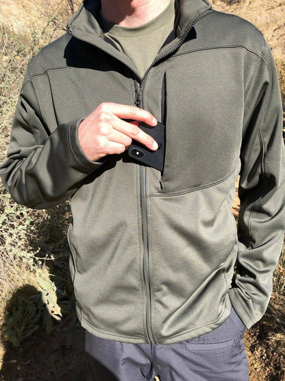  LA Police Gear Men's Fleece Soft-Shell Jacket