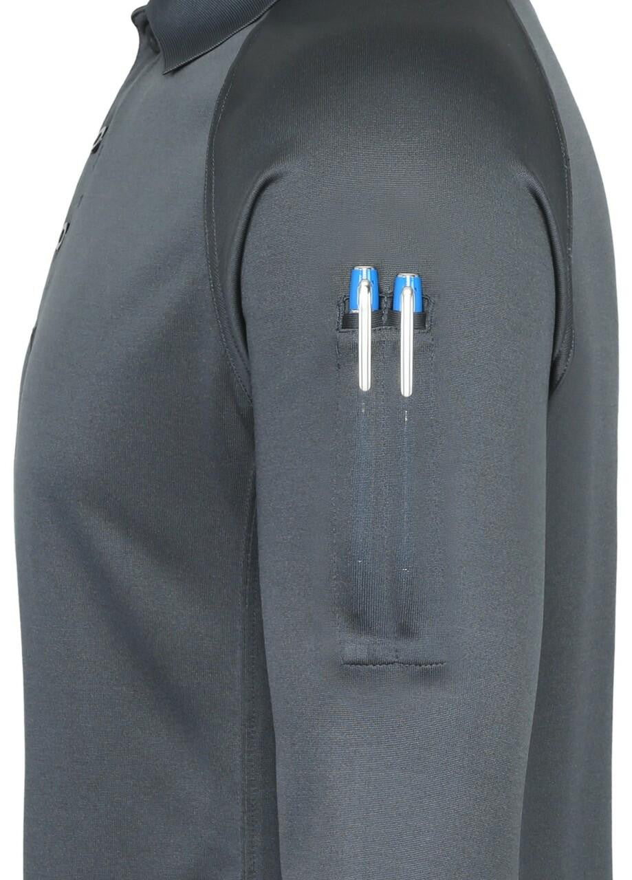  LA Police Gear Men's Long Sleeve Operator Tact Performance Polo