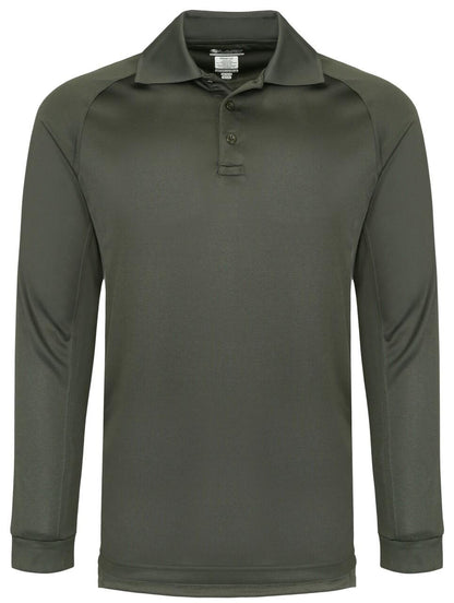  LA Police Gear Men's Long Sleeve Operator Tact Performance Polo