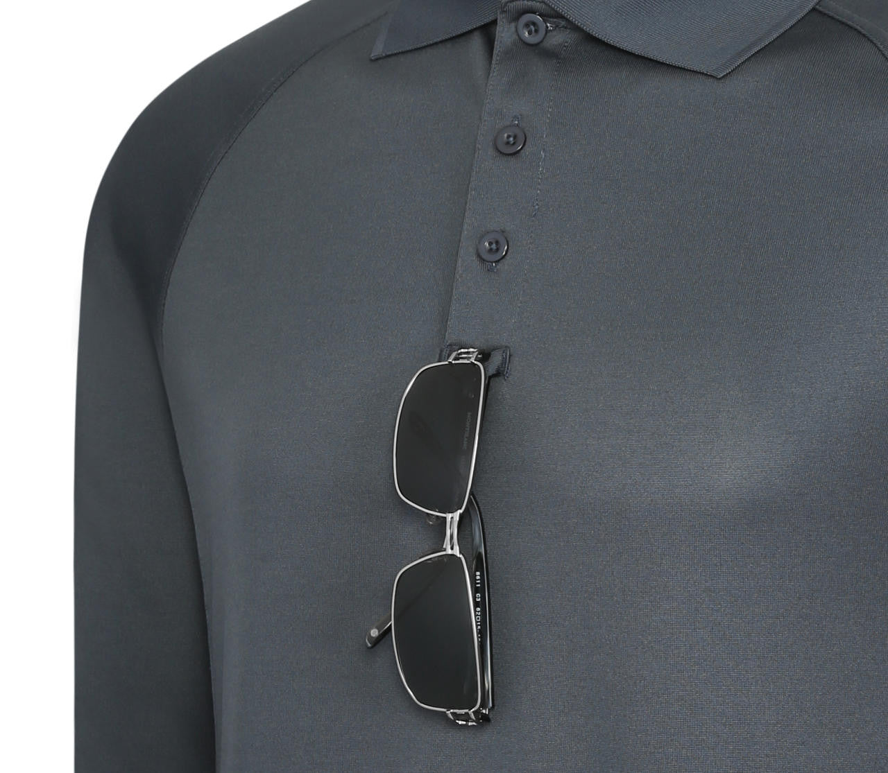  LA Police Gear Men's Long Sleeve Operator Tact Performance Polo
