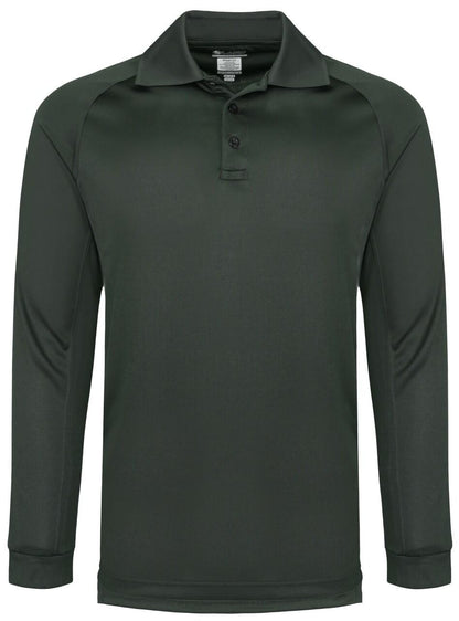  LA Police Gear Men's Long Sleeve Operator Tact Performance Polo
