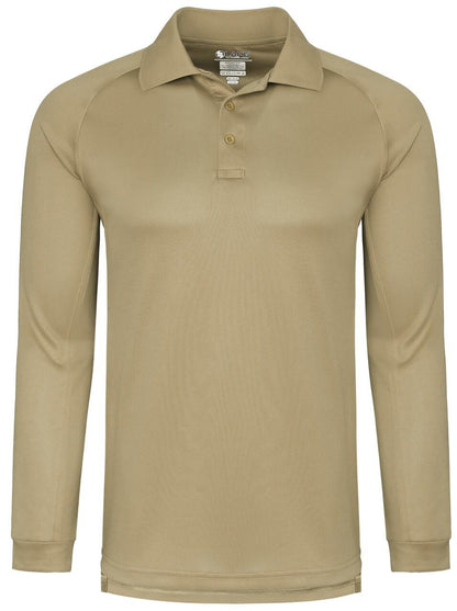  LA Police Gear Men's Long Sleeve Operator Tact Performance Polo