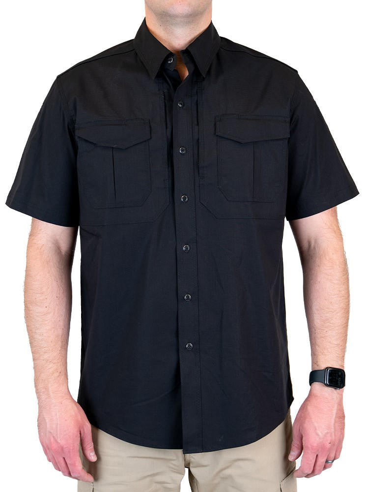  LA Police Gear Men's Short Sleeve Battle Rattle Stretch Field Shirt