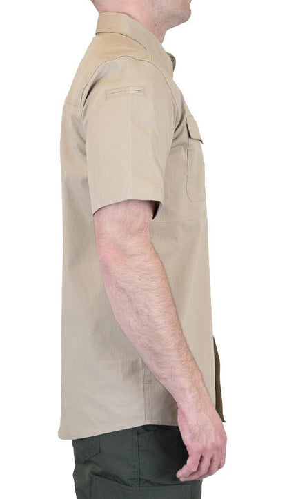  LA Police Gear Men's Short Sleeve Battle Rattle Stretch Field Shirt