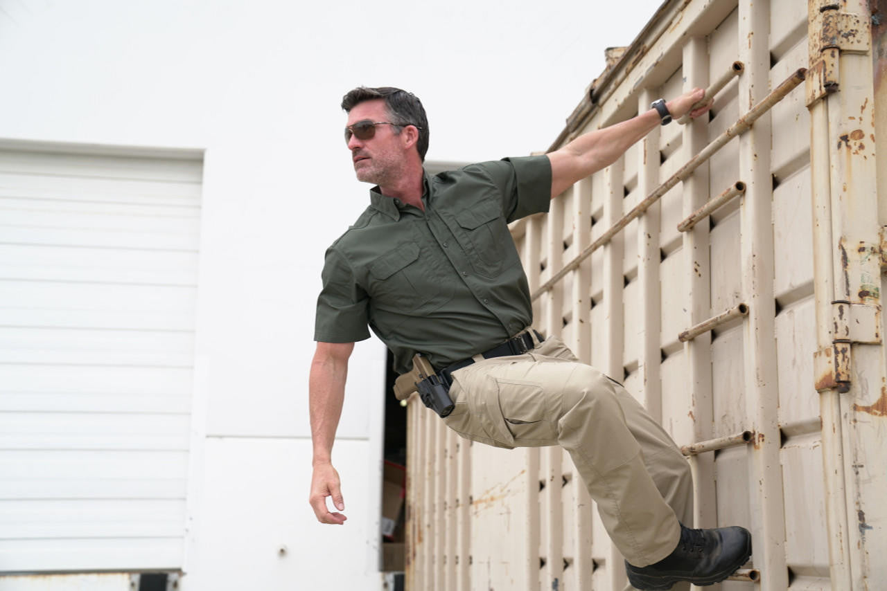  LA Police Gear Men's Short Sleeve Tactical Field Shirt 2.0