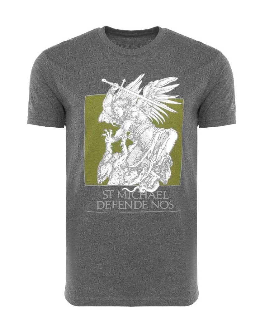  LA Police Gear Men's St. Michael Defende Nos T- Shirt