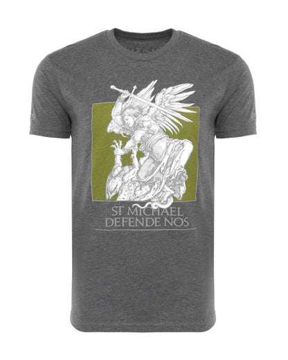  LA Police Gear Men's St. Michael Defende Nos T- Shirt
