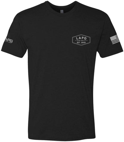  LA Police Gear Men's TBL Grenade Flag Short Sleeve T-Shirt