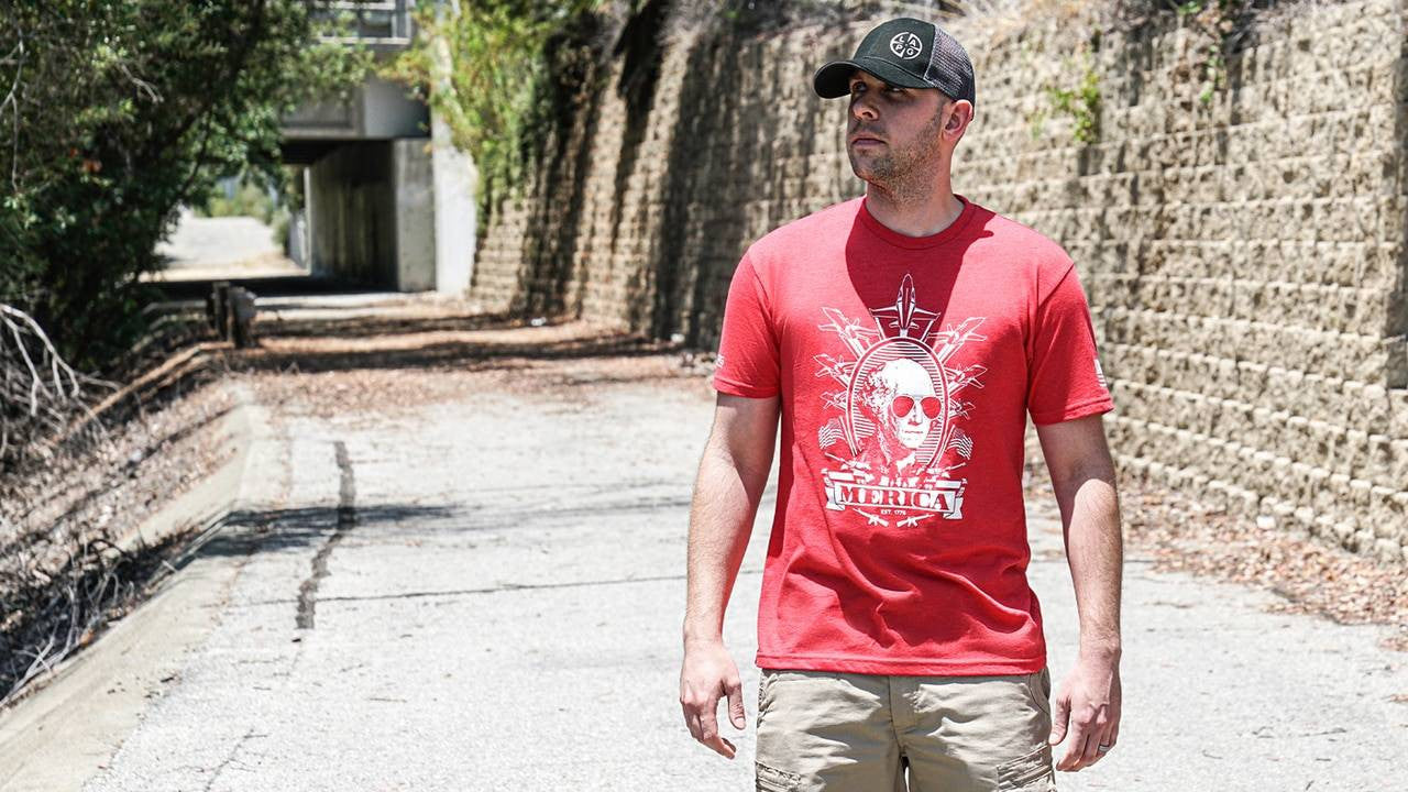  LA Police Gear Merica T-Shirt