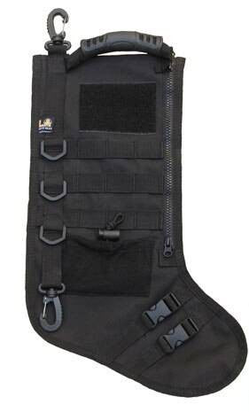  LA Police Gear MOLLE Elite Tactical Christmas Stocking - Black
