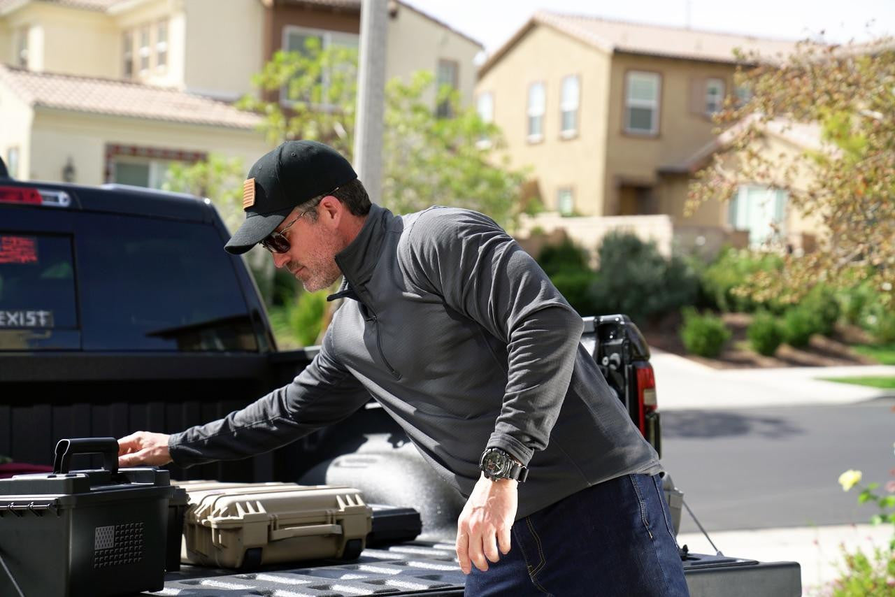  LA Police Gear Operator Quarter Zip Jacket