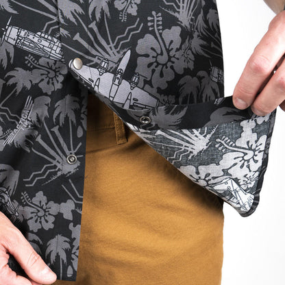 LA Police Gear Plane Tactical Tiki™ Short Sleeve Button Up Shirt