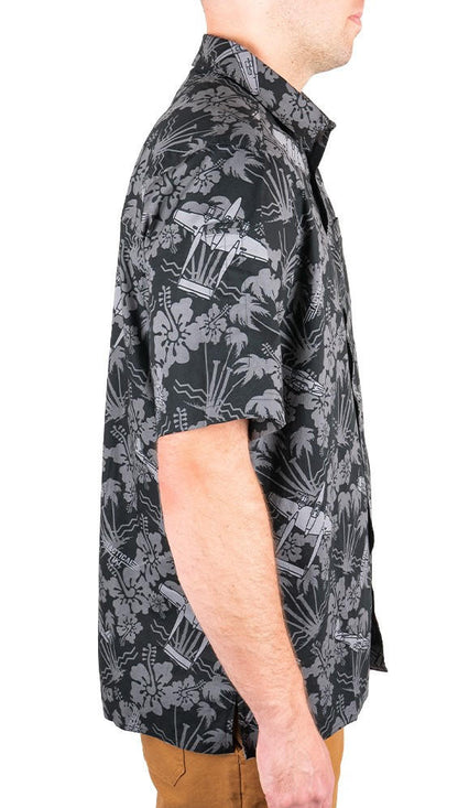  LA Police Gear Plane Tactical Tiki™ Short Sleeve Button Up Shirt