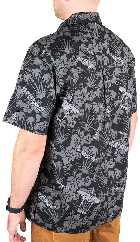  LA Police Gear Plane Tactical Tiki™ Short Sleeve Button Up Shirt