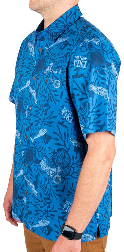  LA Police Gear Police Tactical Tiki™ Short Sleeve Button Up Shirt