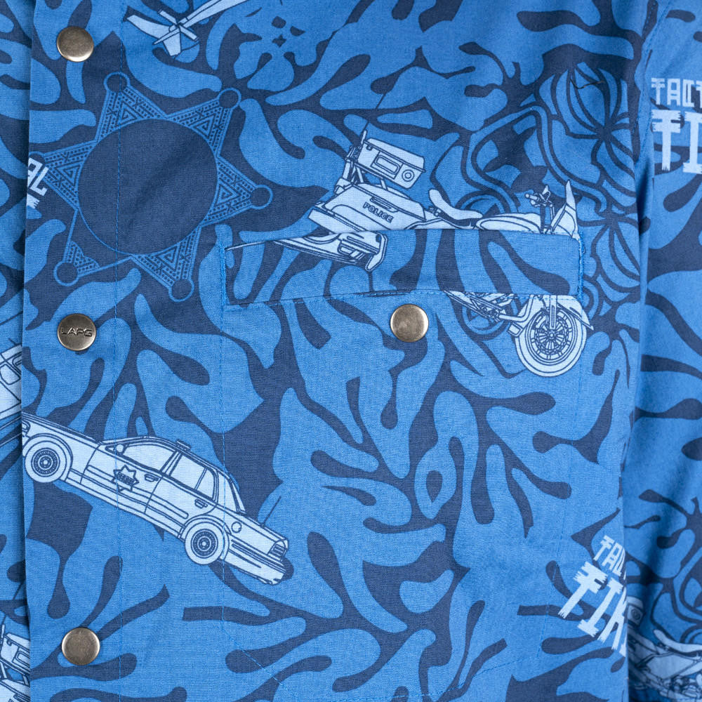  LA Police Gear Police Tactical Tiki™ Short Sleeve Button Up Shirt