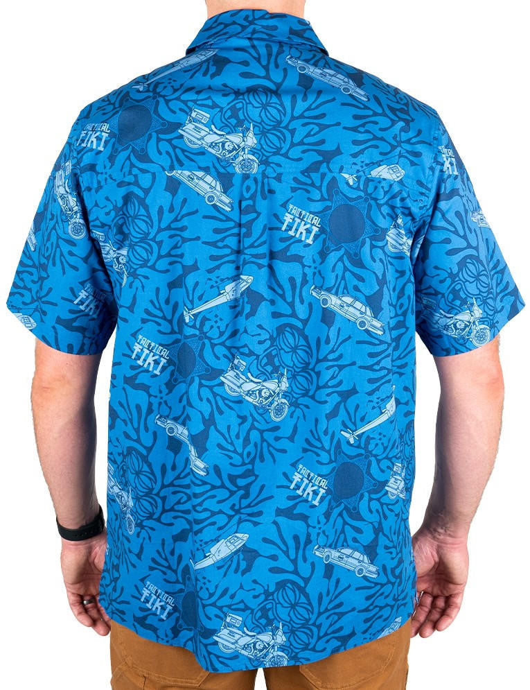  LA Police Gear Police Tactical Tiki™ Short Sleeve Button Up Shirt