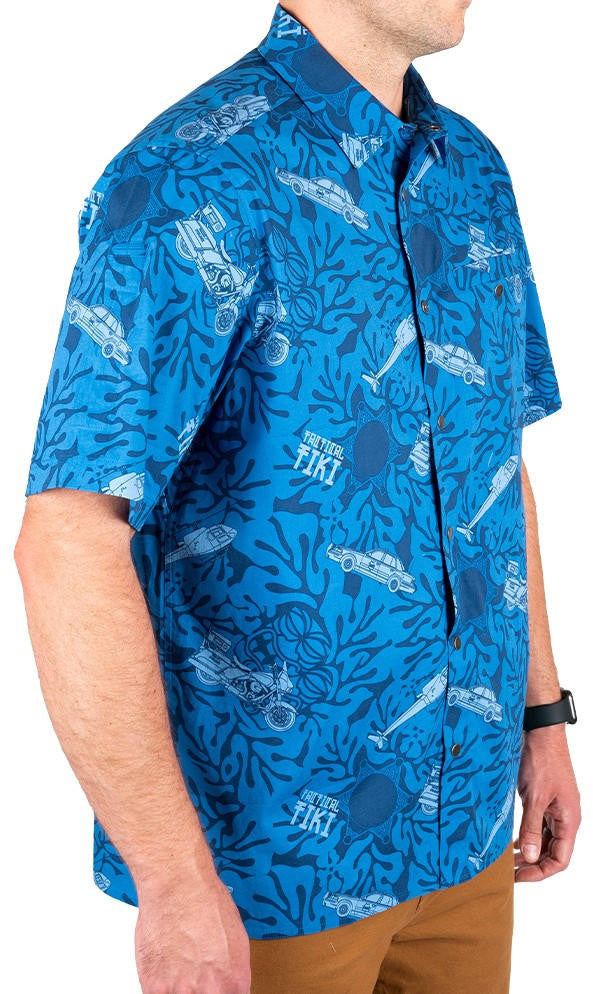  LA Police Gear Police Tactical Tiki™ Short Sleeve Button Up Shirt