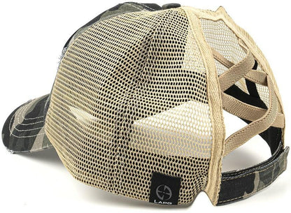  LA Police Gear Pony Tail Heart Hat