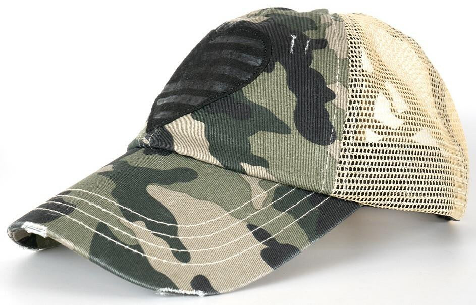  LA Police Gear Pony Tail Heart Hat