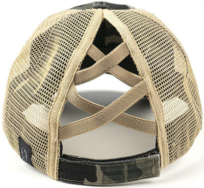  LA Police Gear Pony Tail Heart Hat