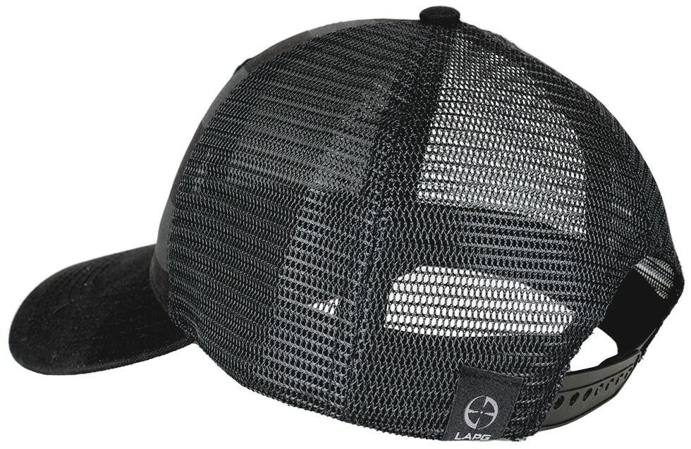  LA Police Gear Screen Printed Blackout Flag Trucker Hat