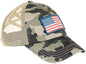  LA Police Gear Shimmer Flag Ponytail Hat