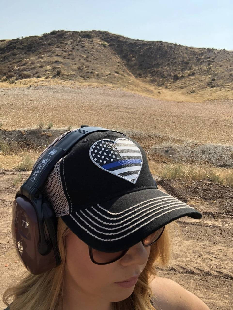  LA Police Gear Shimmer TBL Heart Hat