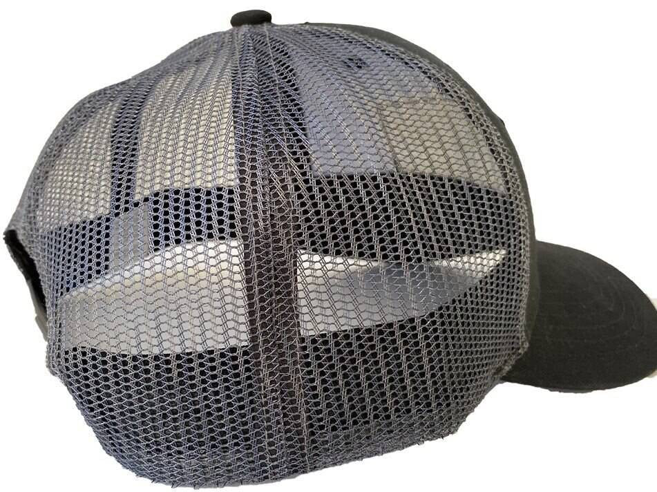  LA Police Gear Subdued Leather Flag Patch Hat