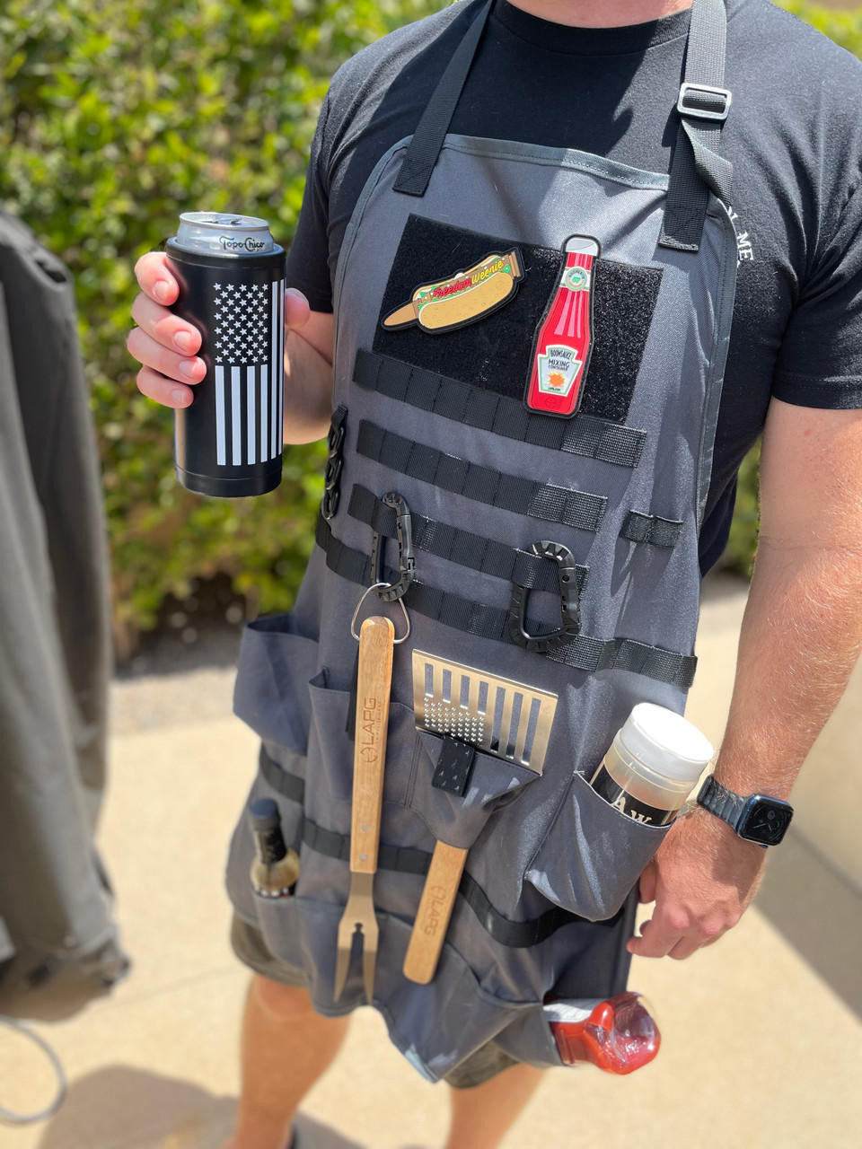  LA Police Gear Tactical BBQ Apron & Tool Kit