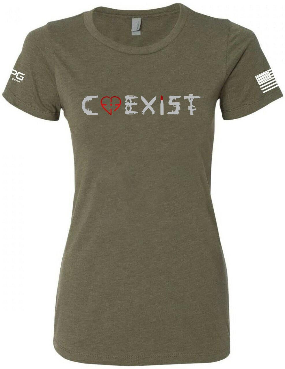  LA Police Gear Women's Coexist T-Shirt