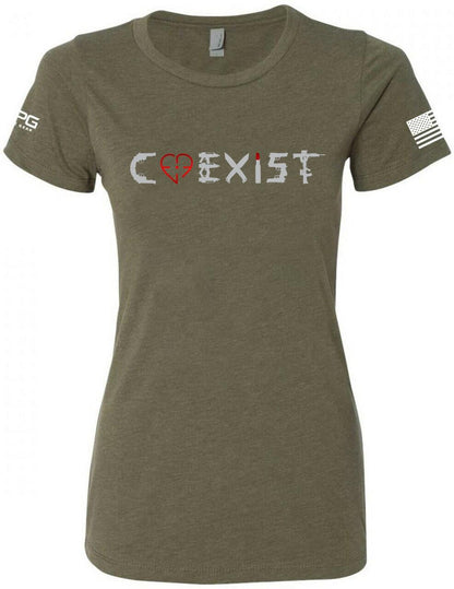  LA Police Gear Women's Coexist T-Shirt