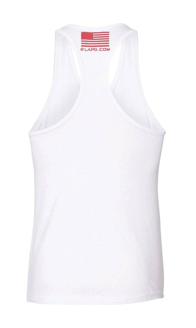  LA Police Gear Women's Distressed USA Flag Tank Top