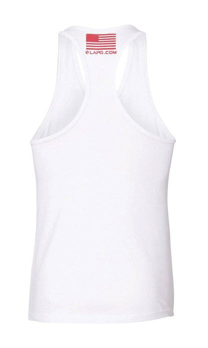  LA Police Gear Women's Distressed USA Flag Tank Top