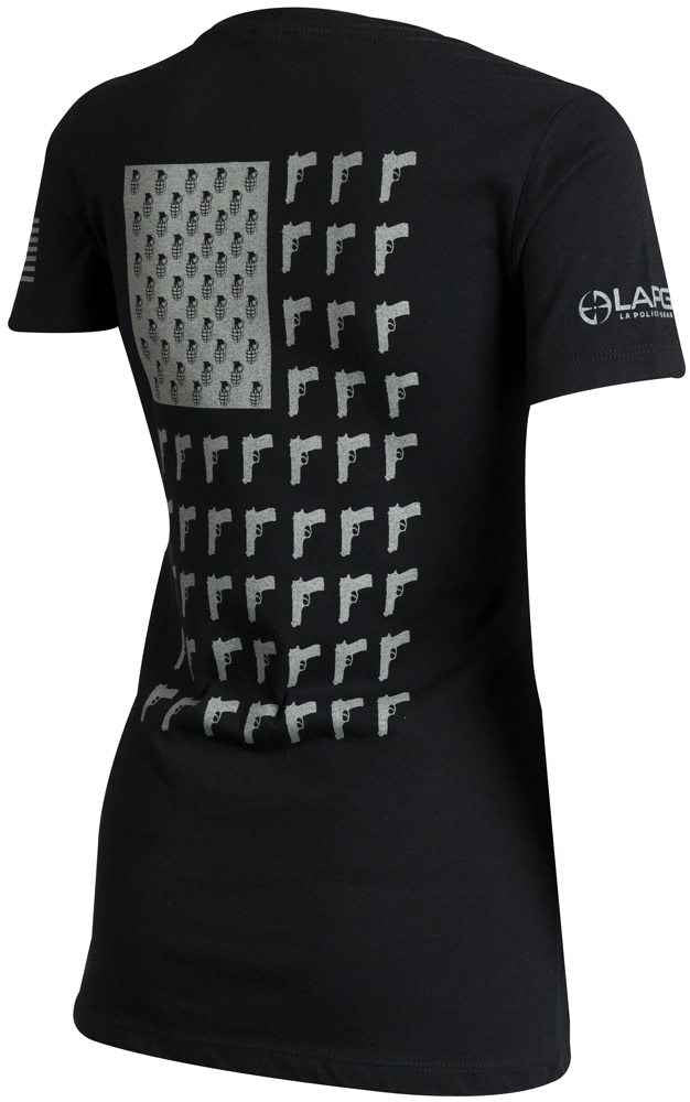  LA Police Gear Women's Grenade Flag Tee