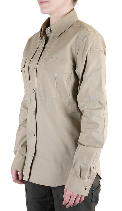  LA Police Gear Women's Long Sleeve Battle Rattle Stretch Field Shirt