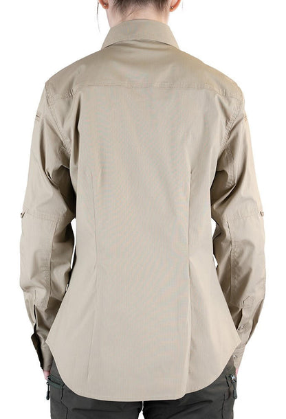  LA Police Gear Women's Long Sleeve Battle Rattle Stretch Field Shirt