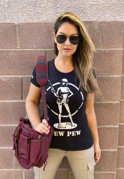  LA Police Gear Women's Pew Pew T-shirt