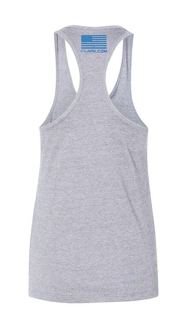  LA Police Gear Women's Red White & Pew Pew Tank Top
