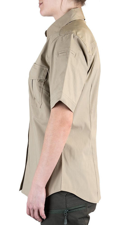  LA Police Gear Women's Short Sleeve Battle Rattle Stretch Field Shirt