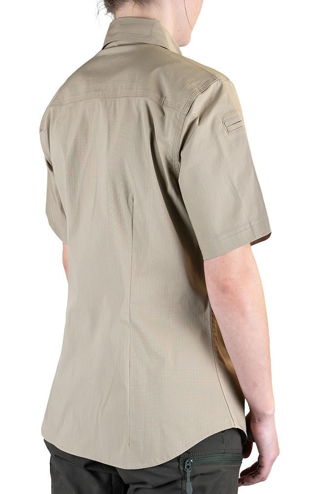  LA Police Gear Women's Short Sleeve Battle Rattle Stretch Field Shirt