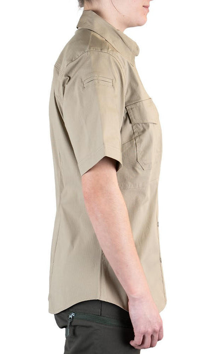  LA Police Gear Women's Short Sleeve Battle Rattle Stretch Field Shirt