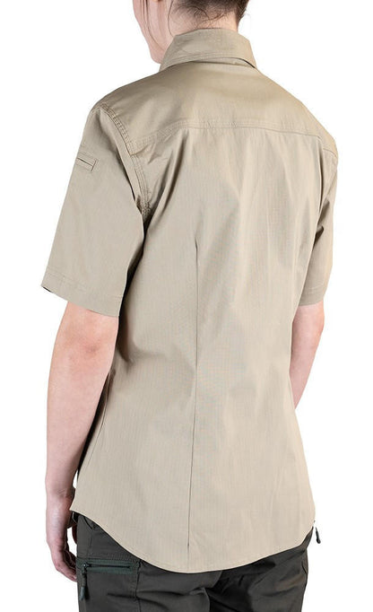  LA Police Gear Women's Short Sleeve Battle Rattle Stretch Field Shirt