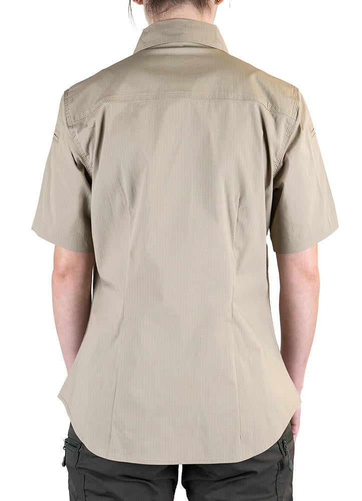  LA Police Gear Women's Short Sleeve Battle Rattle Stretch Field Shirt