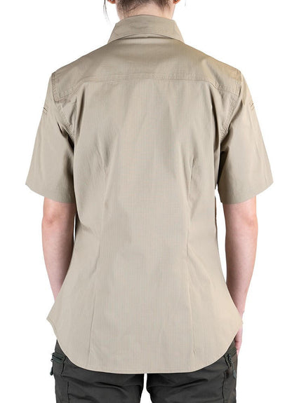  LA Police Gear Women's Short Sleeve Battle Rattle Stretch Field Shirt